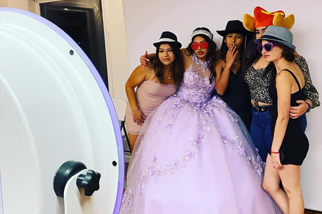 Birthday Party with fun props